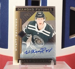 Wyatt Kalynuk 2022-23 - Diamond Future Rookie Auto /99 Black Diamond Upper Deck